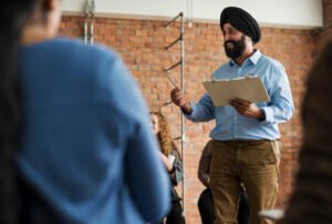 People Meeting Seminar Office Concept